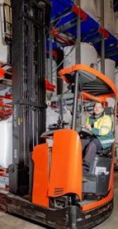 Heftrucktruckchauffeur in 5 ploegendienst